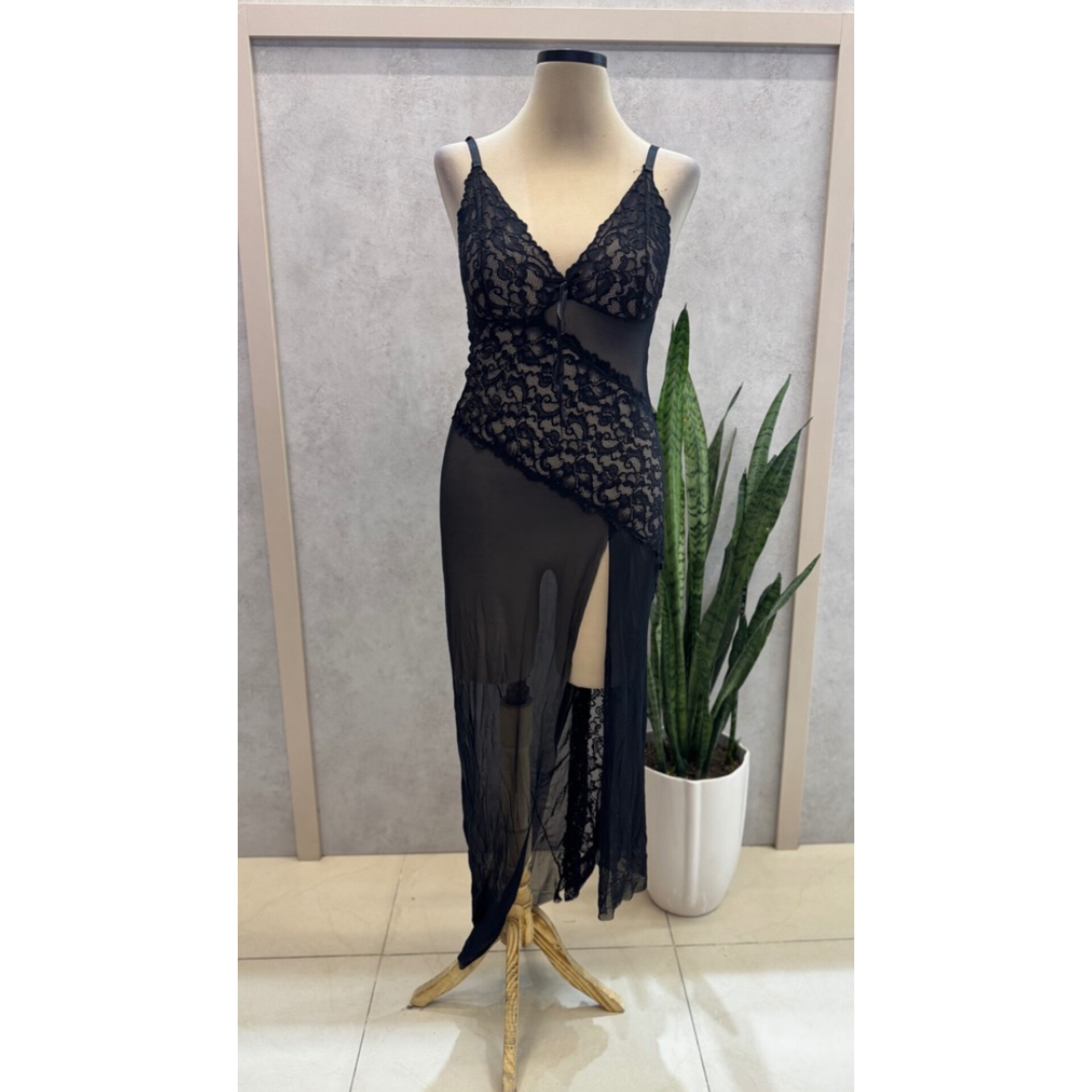 پیراهن بلند مشکی کد ۹۰۳۰